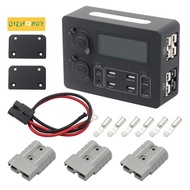 Car USB Charging Hub USB Charging Hub withLED Light & Type C Port USB Charging Hub Charging Hub with