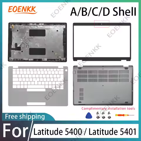 For Dell Latitude 5400 /Latitude 5401 Laptop Case Parts, LCD Back Cover Front Bezel Palmrest Bottom