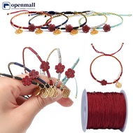 【OMALL】 0.8mm 20M/Roll Nylon Cord Thread Chinese Knot Macrame Rattail Bracelet Braided String D5M5