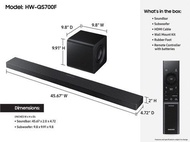 收Samsung HW-QS700F Soundbar 組合