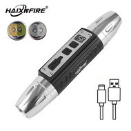 HaixnFire SV400 Yellow light 365nm 395nm purple light  USB charging flashlight
