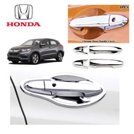 🇲🇾 Honda HRV Accessories Chrome Door Handle Cover Bowl Anti Scratch Aksesori Kereta Vezel 2016-2020