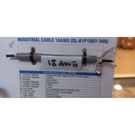 18AWG 1Pair Bare Copper 99.99% Audio Cable 18AWG