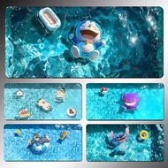 Kawaii Pool Party Mouse Pad (90x40cm) - Cute Anime Cartoon Desk Mat, 3mm Non-Slip for Study & Gaming
