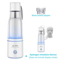 ALTHY Hydrogen Water Generator Bottle DuPont SPE+PEM Dual Chamber Maker lonizer Cup + H2 Inhalation 