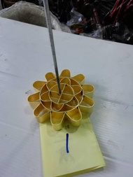 แม่พิมพ์ขนม เบอร์ 1 ขนาด 10 ซม ดอกจอก ทองเหลือง ขนมรังต่อ ขนมดอกจอก มีของแถม