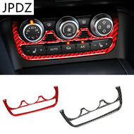Car Air Conditioning Button Strip Carbon Fiber Decorative Sticker For Audi TT 8n 8J MK1 Mk2 Mk3 2008