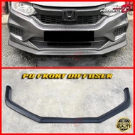 💥READY STOCK💥 Honda City GM6 Facelift * 2017 ~ 2019 * PU Front Diffuser / Front LIP / Getah / Mantap