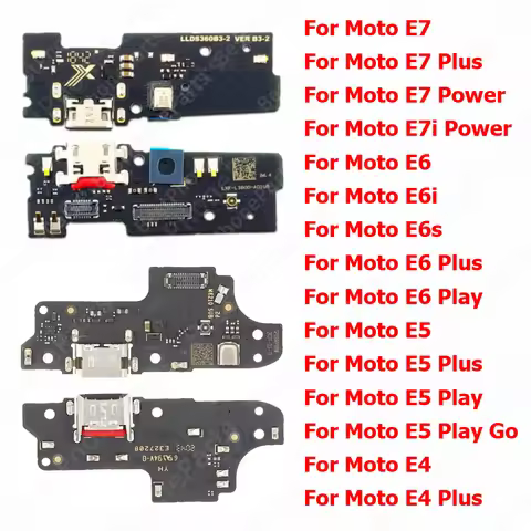 Charge Board For Motorola Moto E7 E7i Power E6 E6i E6s E5 Play Go E4 Plus Charging Port Usb Connecto
