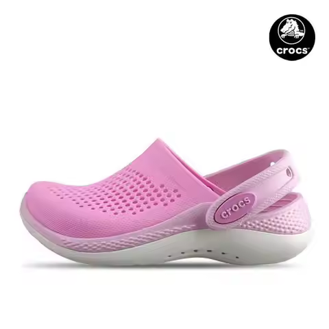 Crocs Kids Literide 360 Children Junior Slippers Sandals Pink 207021-6TL