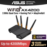ASUS TUF-AX4200 WiFi 6 AX4200 TUF Gaming Wireless Router Dual Band Game Booster Strong Coverage, Extendable Router