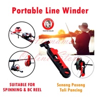 Fishing Line Winder Portable Reel Line Spooler Machine Pasang Tali Pancing Spinning Reel Baitcasting