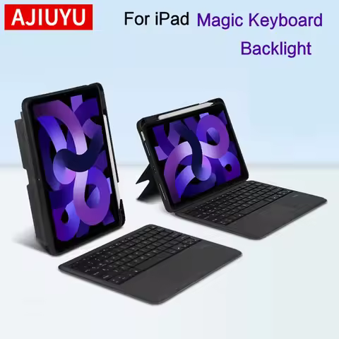 HUWEI Smart Keyboard Magic For iPad 10.2 Inch 9th 8th 7th Pro 11 12.9 Air 5th 4th Air3 10.5 Russian 