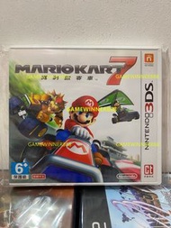 《今日快閃價》（中古二手）港版 中文版 3DS遊戲 瑪莉奧賽車7 馬里奧賽車7 孖寶賽車7  / Mario Kart 7 （多人派對遊戲，Party GAME）