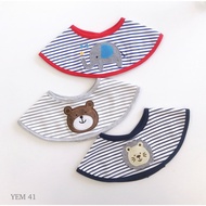 YEM 45: 2-button waterproof bib for baby SMX
