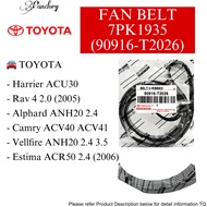 【💯ORIGINAL】TOYOTA FAN BELT (4PK1220)(4PK1240)(7PK1475)(7PK1516)(7PK1935) VIOS YARIS FORTUNER HILUX C