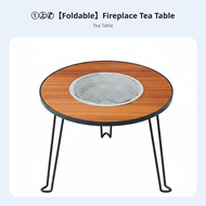 Charcoal Grill Folding BBQ Table Portable for Camping Travel