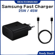Samsung 45W Fast Charger 25W Charger Type C to Type C Cable