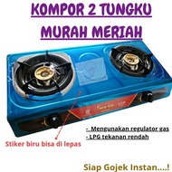 MYVO SNI 2 Burner Gas Stove 201 Stainless Portable Portable Stove/ 1 Burner Gas Stove/ Natural Gas