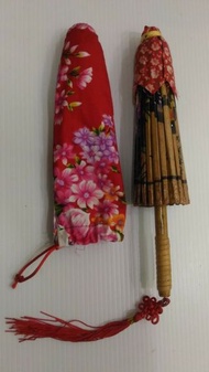 客家花布 美濃油紙傘 長28公分 直徑30公分