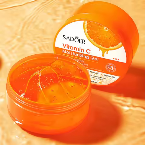SADOER Vitamin C Moisturizing Aloe Vera Gel Facial Creams Skin Rejuvenating Nourishing Hydrating Fac