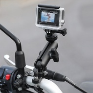360° Bike Mount Bracket For GoPro Hero/Insta360 X 4/X3/ONE X2/GO 3/RS/DJI OSMO ACTION 4 3 Metal Handlebar Mount Mirror Mount For SJCAM AKASO EKEN Insta360 Action Camera