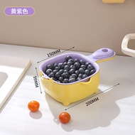 Dopamine Cat Handled Draining Basket Wall Mounted Thickened Food Grade Fruit Washing Multi-Function 