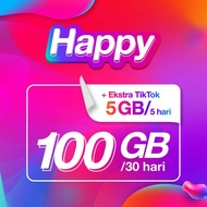 tri happy 100GB kuota data