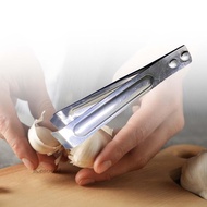 [Kesoto1] Herringbone Tweezers Garlic Flat Tweezers Easy to Use Tongs Manual Food Cooking Tweezers