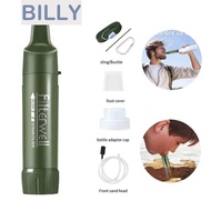 BILLY Mini Water Filter Straw, Mini Purifier Purification Water Filter, Filter Straw Straw Portable 