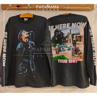 OASIS BE HERE NOW TOUR'97 Bio Washed Long Sleeve vintage shirt TOUR Rapama Rock Band