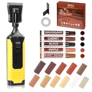 Hardwood Floor Repair Kit - 24Pcs Laminate Vinyl Wood Furniture Floor Repair Kit with Heat Pen 11 Co
