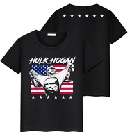 Trendy WWE hulk hogan hulk hogan hulk hogan Classic Wrestling Print Short Sleeve Loose Casual Men's Pure Cotton Breathable T-Shirt 0219