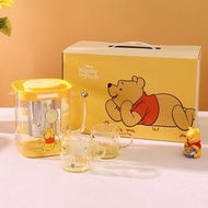 迪士尼 Disney Disneyland 玻璃杯 玻璃茶杯 茶杯套裝 卡通 可愛 父親節禮物 母親節禮物 情人節禮物 水壺套裝 米奇 米妮 唐老鴨 Daisy 小熊維尼 維尼熊 Winnie the