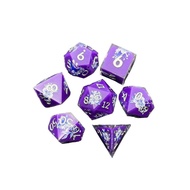 Resin Flower Dice TRPG Cthulhu Set Dice DND Polyhedron Dungeon and Dungeon COC Running Group Dice