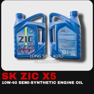 ORIGINAL SK ZIC X5 10W-40 SEMI-SYNTHETIC ENGINE OIL