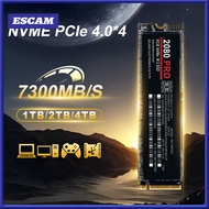 Ổ cứng lưu trữ thể rắn nội bộ tốc độ truyền cao điều khiển nhiệt độ thông minh 1/2/4TB 2080 Pro PCIe