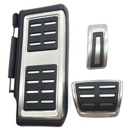 {AHD}3pcs Stainless Steel AT for MT Car Footrest Pedals Cover For A3 For 8V 2014-2020