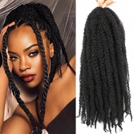 ผมถัก 1 แพ็ค เส้นผม Marley Afro Marley Twist เส้นผม Marley สำหรับ Faux Locs, Spring Twist Hair, Butt