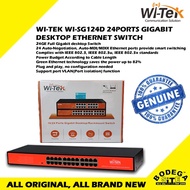 WI-TEK WI-SG124D 24PORTS GIGABIT DESKTOP ETHERNET SWITCH 24GE Full Gigabit desktop Switch 24 Auto-Ne