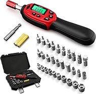 Digital Torque Screwdriver 0.71-70.8 In-lbs/0.08-8 Nm，1/4'' Drive Inch Pound Torque Screwdriver Elec