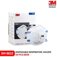 Safety Mask Protection Model 3M 8822 with valve for comfort, P2 respirator mask suitable for airborn