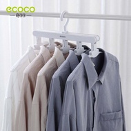 ECOCO ไม้แขวน ไม้แขวนเสื้อผ้า หัวหมุนได้ 360 องศา พับได้ อเนกประสงค์ E1904