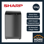 Sharp Fully Auto Top Load Washing Machine with DD Inverter 10KG | 12KG | 12.5KG | 14KG | 17KG | 18KG