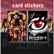 DEATH NOTE STICKER - DEATH NOTE - L LAWLIET STICKER - MANGA STICKER - ACCESS CARD STICKER COVER