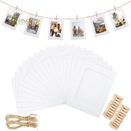 50Pcs Paper Picture Frames for 4x6Inch Paper Photo Frames,Kit DIY Cardboard Photo Hanging Display fo
