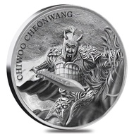 Koin Perak 1 oz Chiwoo Cheonwang 2018 Korea Silver coin Komsco 1oz