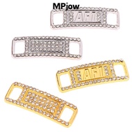 MPJow 2pcs/pair AF1 Shoe Charms Fashion Laces Buckle Quality Metal Shoelaces Decorations Buckles Sho