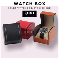 PU Leather Watch Display Box 1 Slot Storage Box Jewelry Box Kotak Jam Tangan 手表盒 礼盒