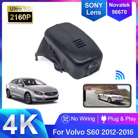 4K 2160P Car Driving recorder Video Recorder Dash Cam Camera for Volvo s60 2012 2013 S60L S80L XC70 